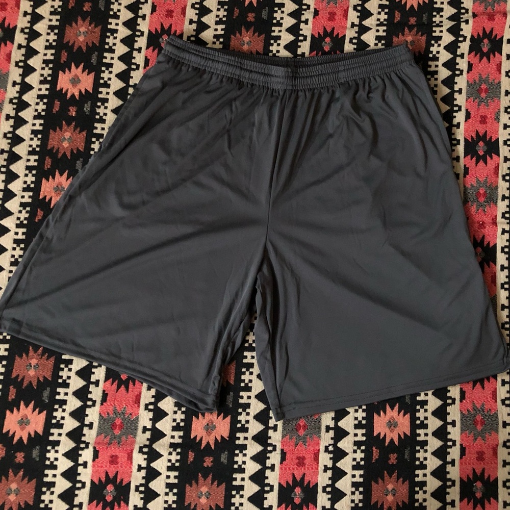 Sport-Tek Gray Athletic Shorts